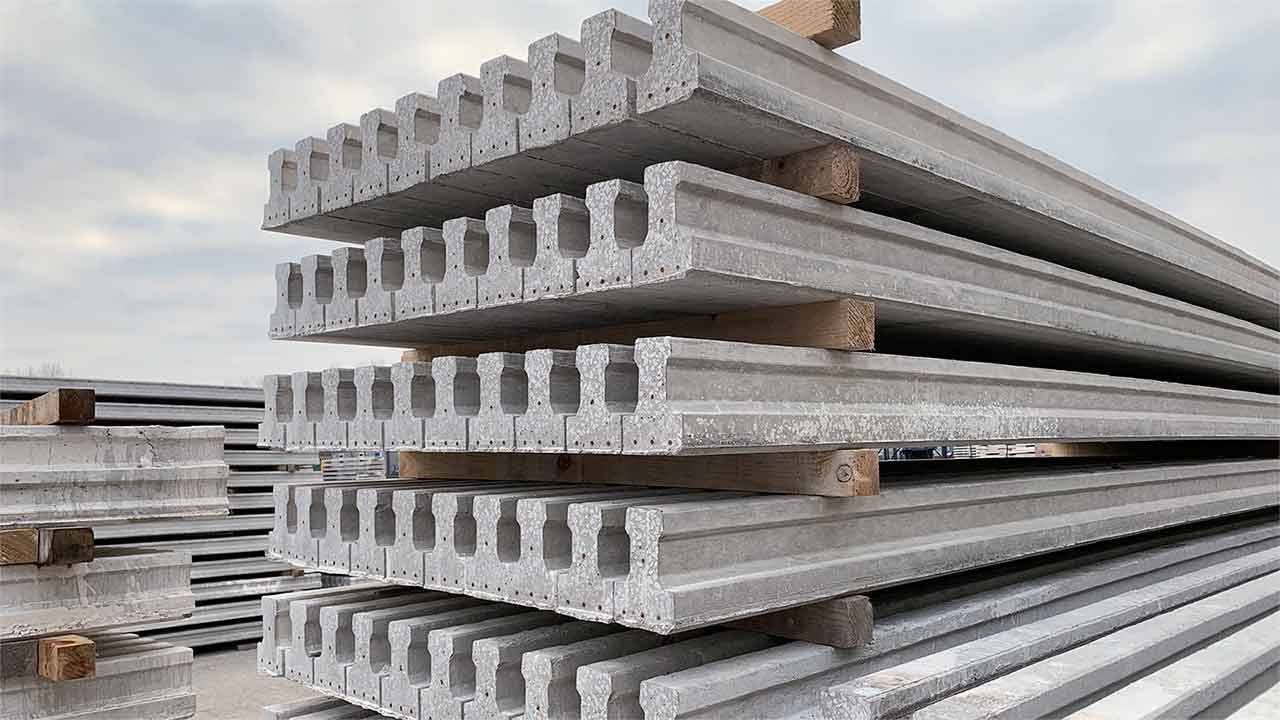 TP155 Beam, housebeam, beam and block floors, beam & block flooring, prestressed t beam